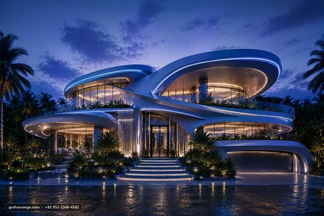 Arsitektur untuk Kabupaten Manokwari. — pandangan arsitektur 2