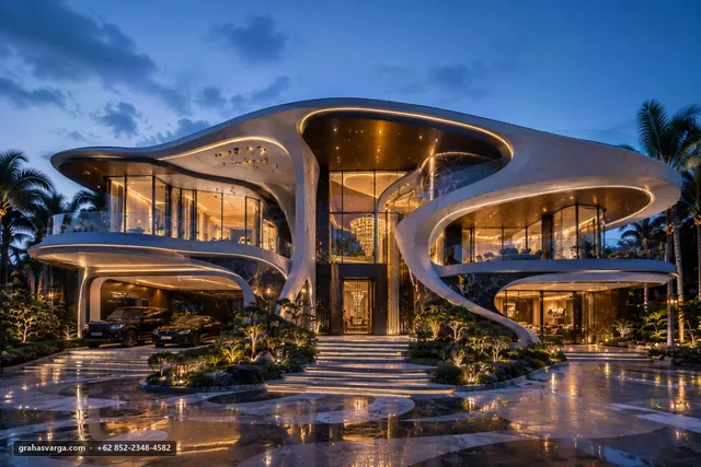 Arsitektur untuk Kabupaten Teluk Bintuni. — pandangan arsitektur 3